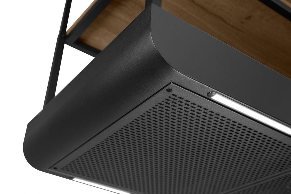 Salas tvaika nosūcēji Arne Wood Black Matt - Melns matēts - zdjęcie produktu 11
