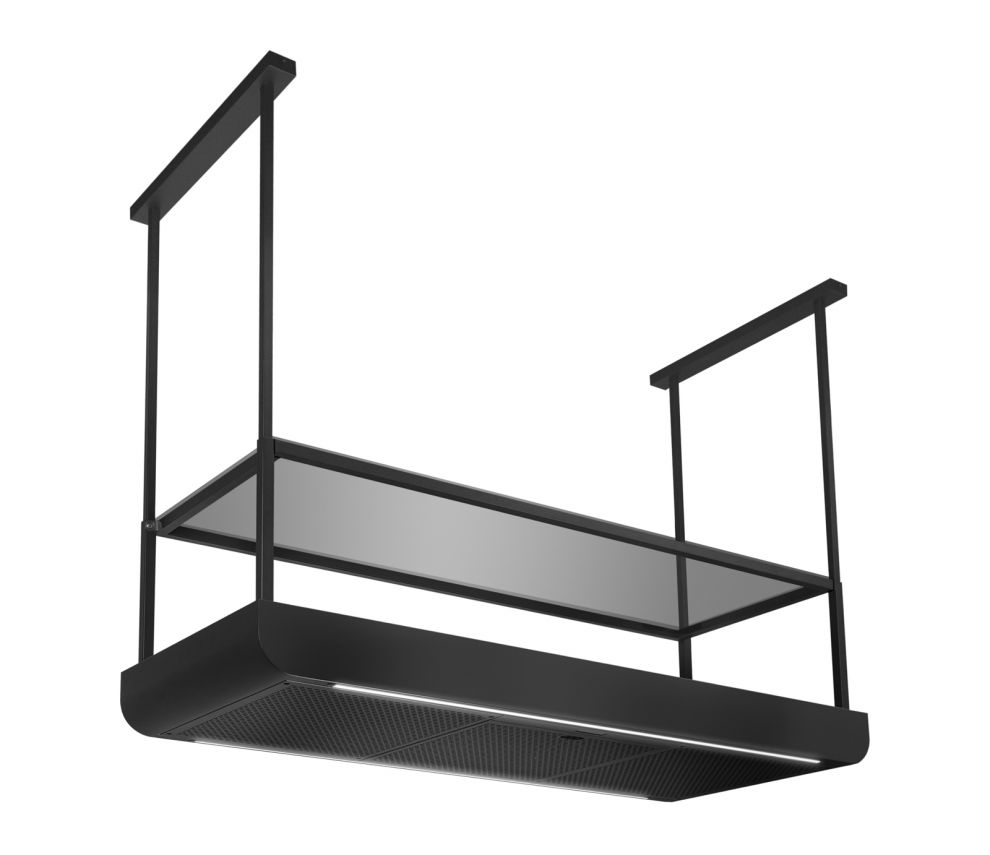 Salas tvaika nosūcēji Arne Glass Black Matt - Melns matēts - zdjęcie produktu