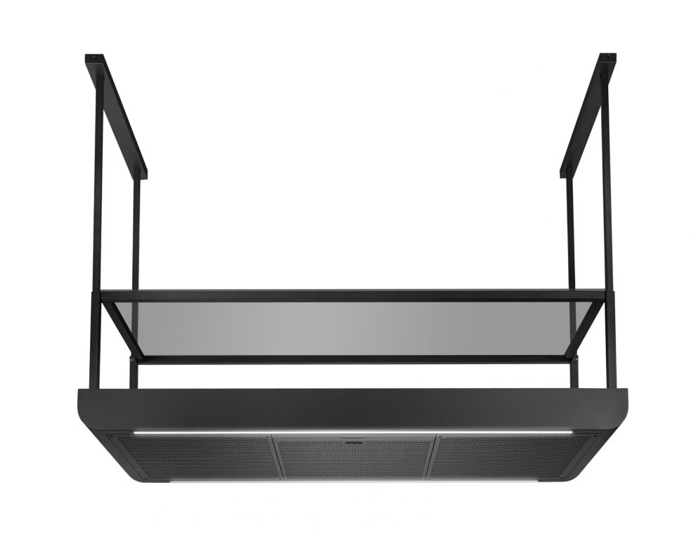 Salas tvaika nosūcēji Arne Glass Black Matt - Melns matēts - zdjęcie produktu 3