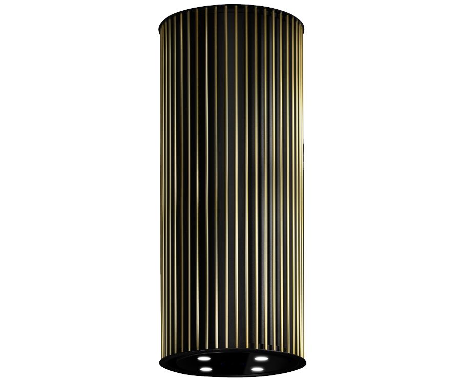 Salas tvaika nosūcēji Voliera N1 Black-Gold - Melns - zdjęcie produktu