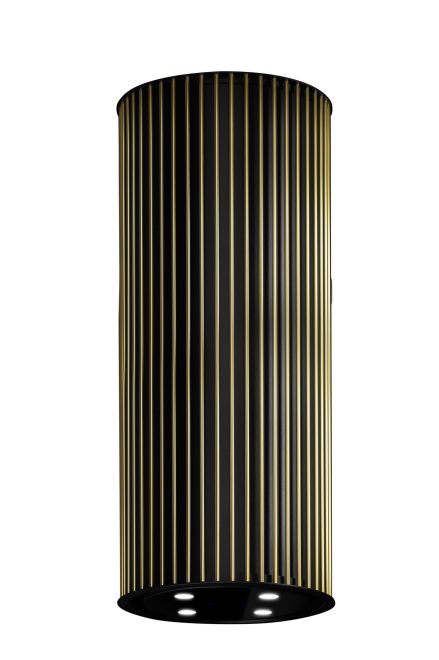 Salas tvaika nosūcēji Voliera N1 Black-Gold - Melns - zdjęcie produktu 6
