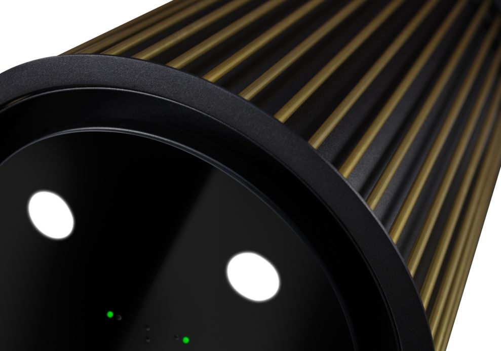 Salas tvaika nosūcēji Voliera N1 Black-Gold - Melns - zdjęcie produktu 4