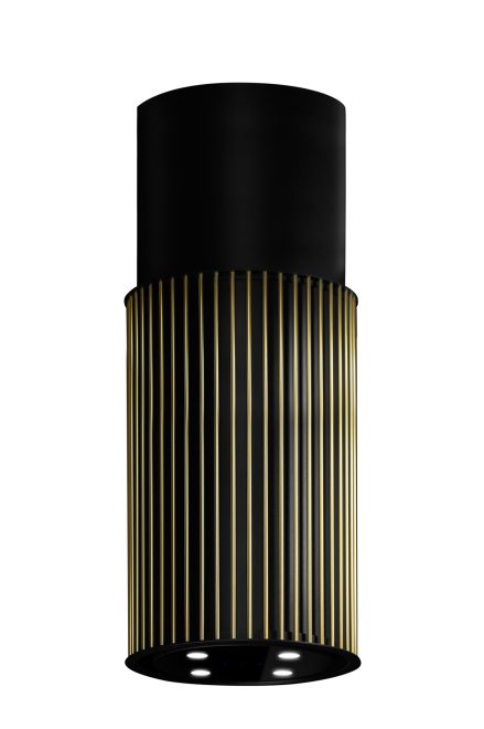 Salas tvaika nosūcēji Voliera N2 Black-Gold - Melns - zdjęcie produktu 6