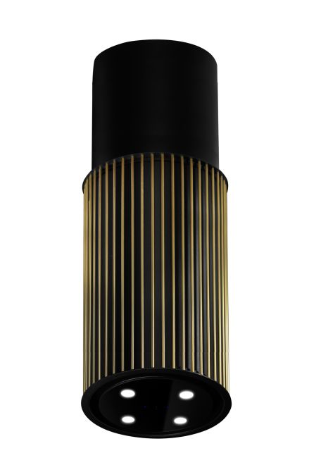 Salas tvaika nosūcēji Voliera N2 Black-Gold - Melns - zdjęcie produktu 5