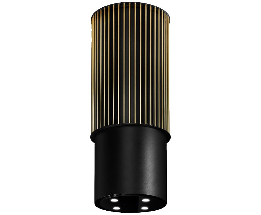 Salas tvaika nosūcēji Voliera N3 Black-Gold - Melns - zdjęcie produktu