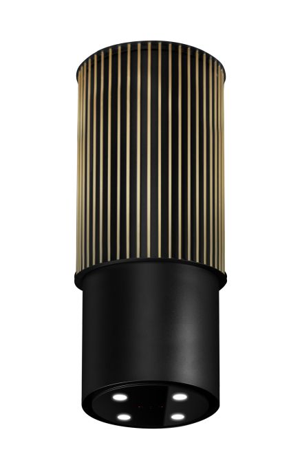Salas tvaika nosūcēji Voliera N3 Black-Gold - Melns - zdjęcie produktu 7