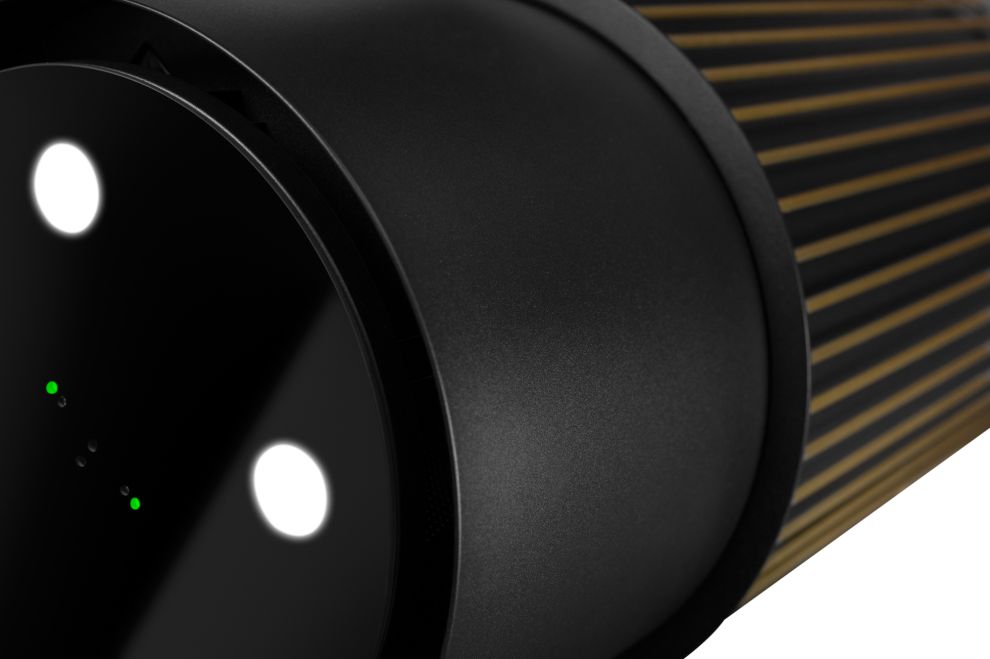 Salas tvaika nosūcēji Voliera N3 Black-Gold - Melns - zdjęcie produktu 4