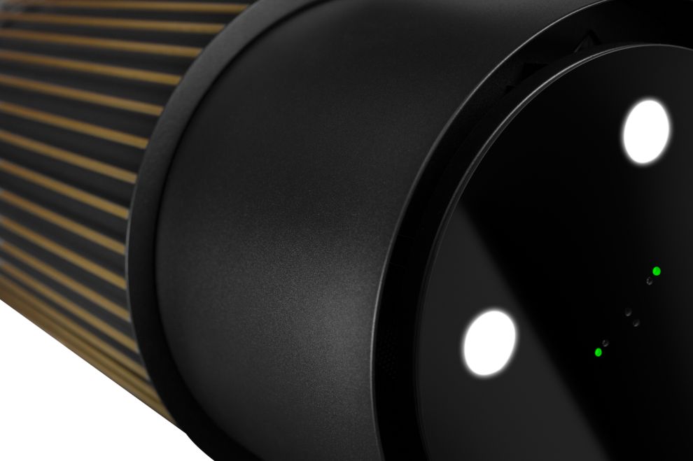 Salas tvaika nosūcēji Voliera N3 Black-Gold - Melns - zdjęcie produktu 8