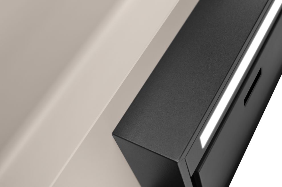 Sienas tvaika nosūcēji C-Shelf Black-Kashmir - Melns - zdjęcie produktu 13