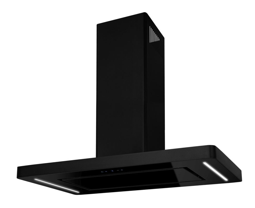 Salas tvaika nosūcēji Decor Island Black - Melns matēts - zdjęcie produktu 10