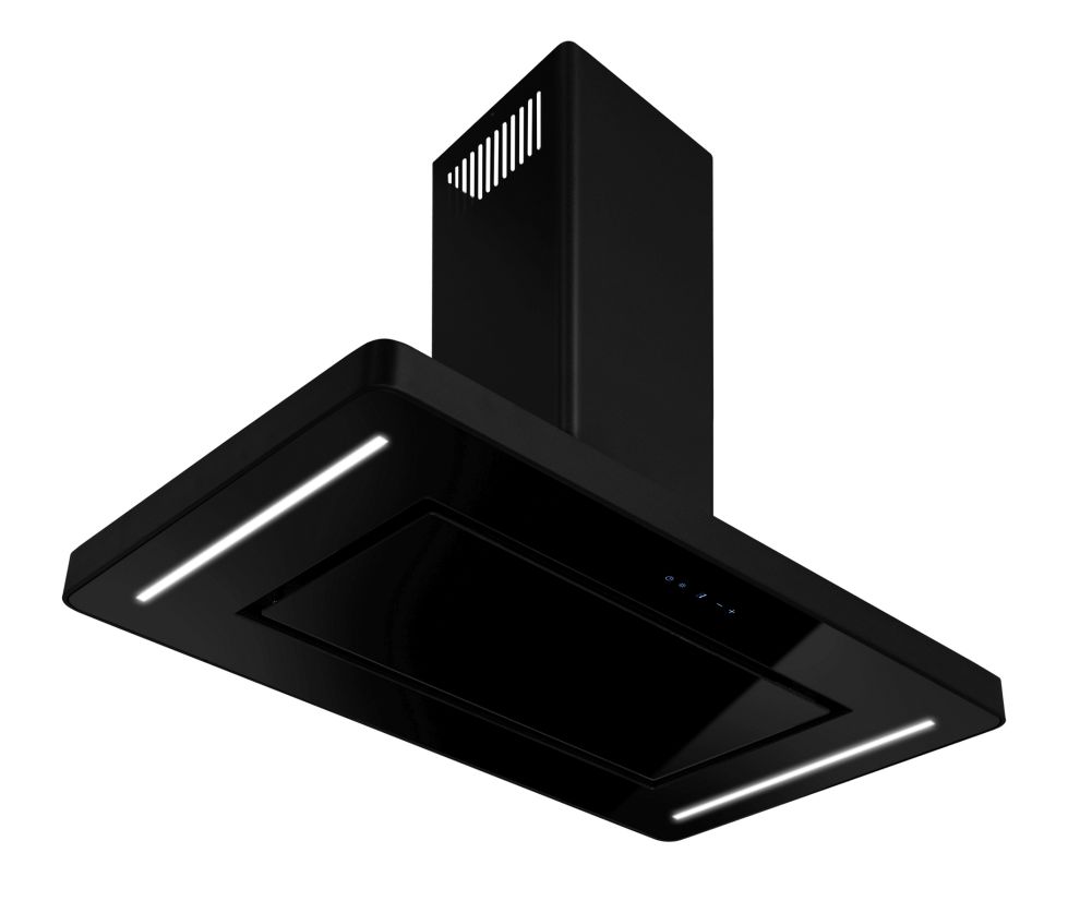 Salas tvaika nosūcēji Decor Island Black - Melns matēts - zdjęcie produktu 5