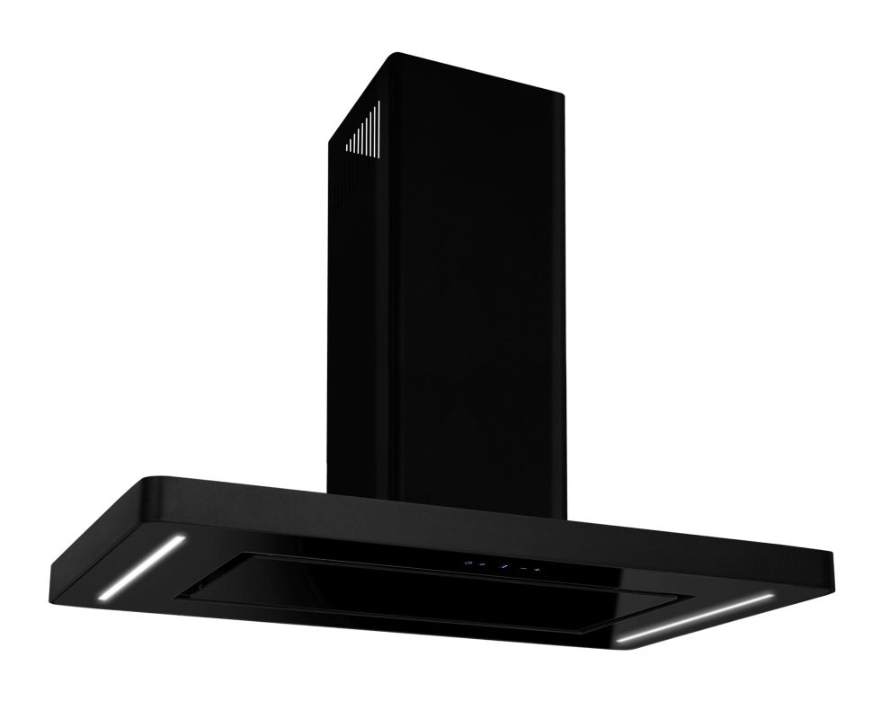 Salas tvaika nosūcēji Decor Island Black - Melns matēts - zdjęcie produktu 11