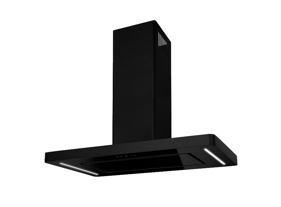 Salas tvaika nosūcēji Decor Island Black - Melns matēts - zdjęcie produktu