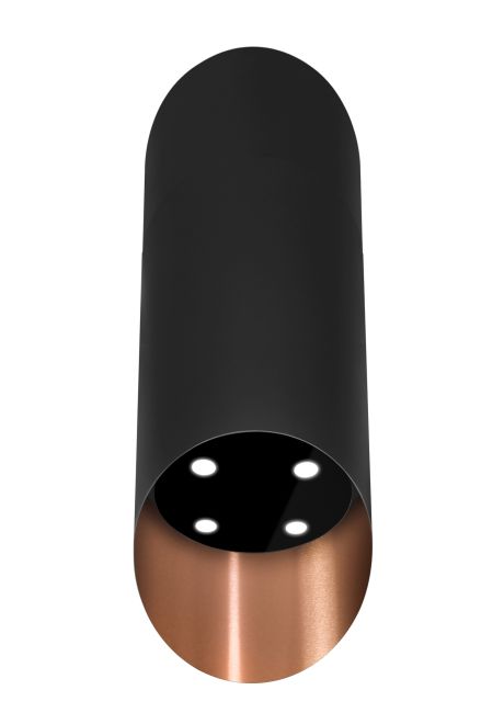 Sienas tvaika nosūcēji Hiro OR Color Black-Copper - Black Matt/Copper - zdjęcie produktu 5