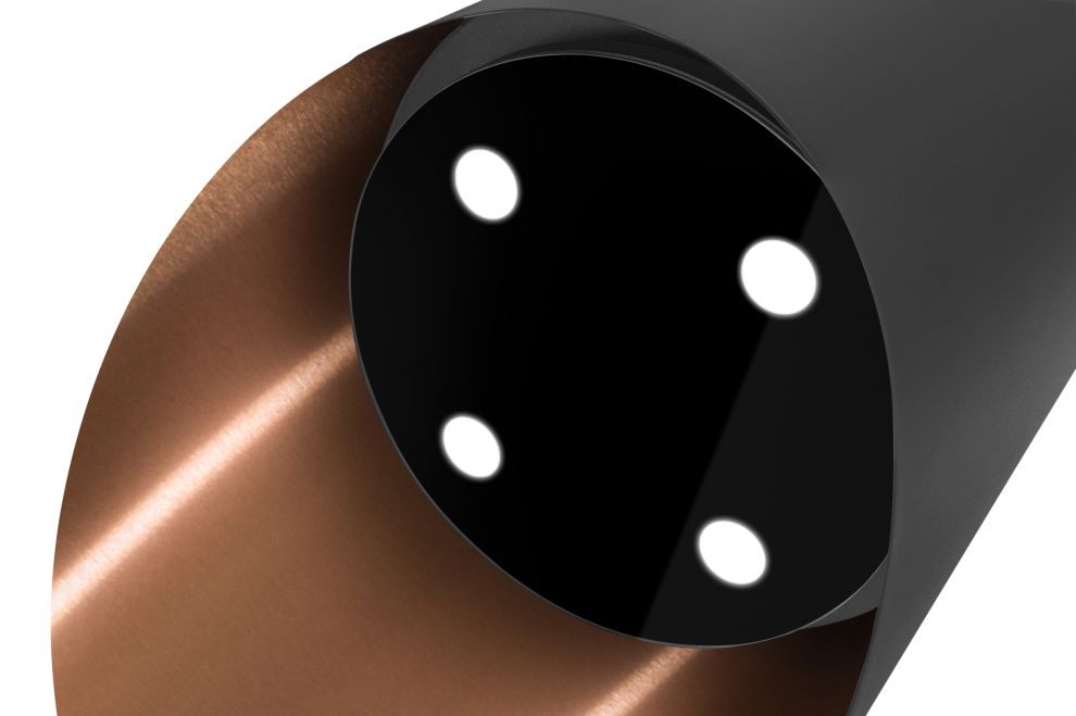 Sienas tvaika nosūcēji Hiro OR Color Black-Copper - Black Matt/Copper - zdjęcie produktu 7