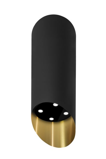 Sienas tvaika nosūcēji Hiro OR Color Black-Gold - Black Matt/Gold - zdjęcie produktu 3
