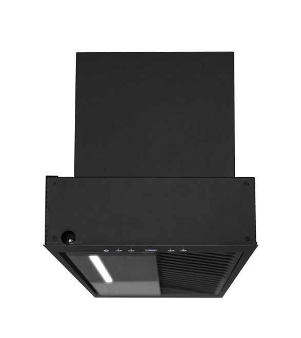 Iebūvējamie tvaika nosūcēji Prato Black Matt - Melns matēts - zdjęcie produktu 7