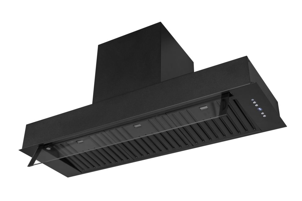 Iebūvējamie tvaika nosūcēji Prato Black Matt - Melns matēts - zdjęcie produktu 10