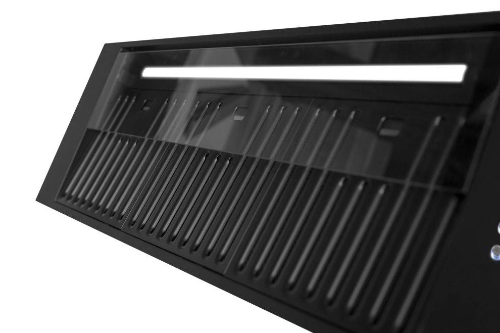 Iebūvējamie tvaika nosūcēji Prato Black Matt - Melns matēts - zdjęcie produktu 15