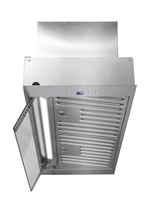 Iebūvējamie tvaika nosūcēji Prato Inox - nerūsējošais terauds (INOX) - zdjęcie produktu 7