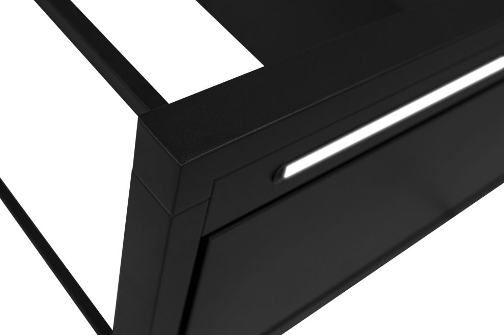 Sienas tvaika nosūcēji Metropolis OR Black Matt - Melns matēts - zdjęcie produktu 11
