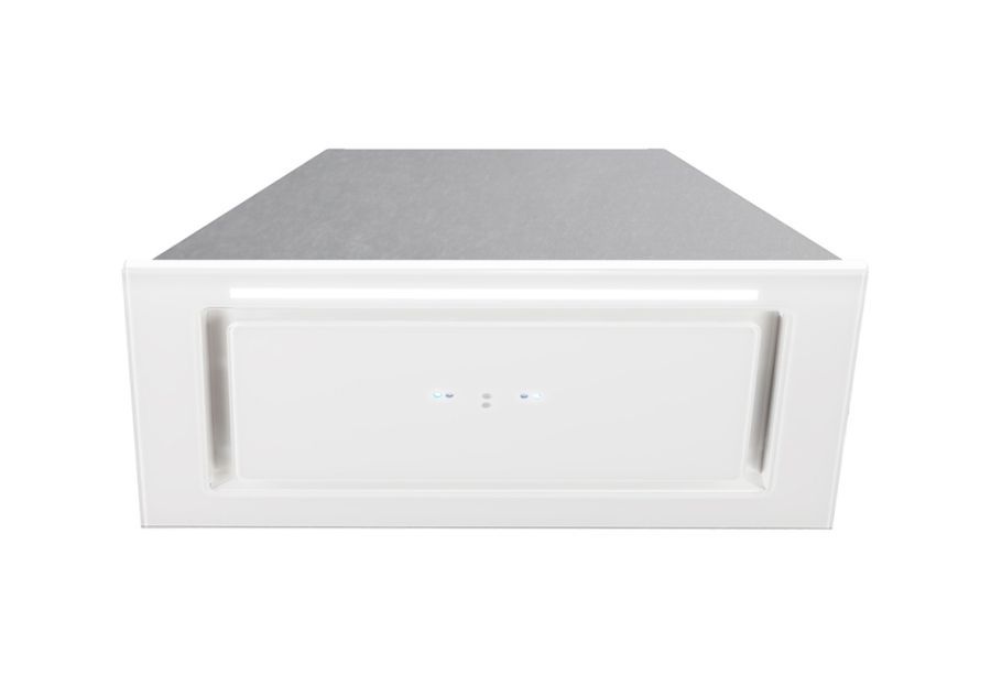 Iebūvējamie tvaika nosūcēji Lando Glass White Gesture Control - Balts - zdjęcie produktu