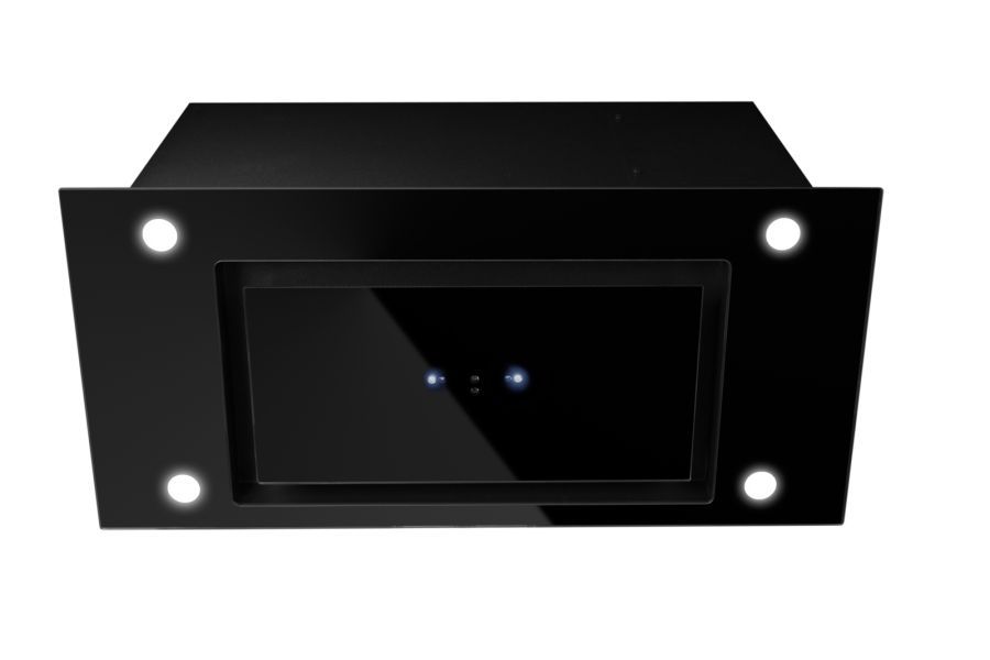 Iebūvējamie tvaika nosūcēji Marino Black Gesture Control - Melns - zdjęcie produktu