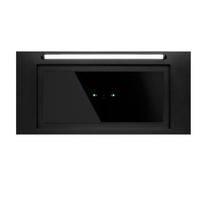 Iebūvējamie tvaika nosūcēji Micra Black Matt Gesture Control - Melns matēts - zdjęcie produktu 4