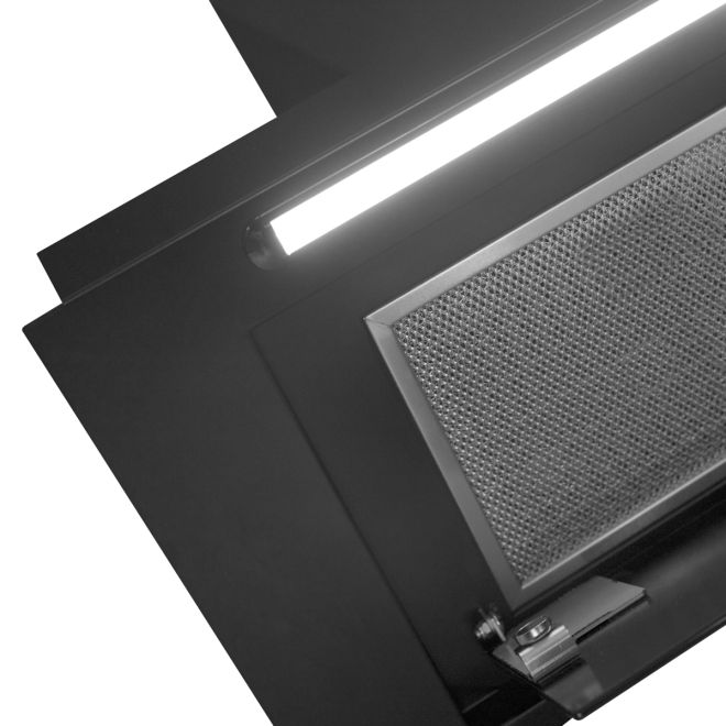 Iebūvējamie tvaika nosūcēji Micra Black Matt Gesture Control - Melns matēts - zdjęcie produktu 10