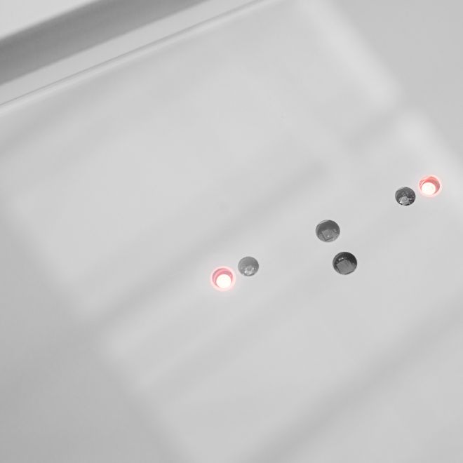 Iebūvējamie tvaika nosūcēji Micra White Matt Gesture Control - Balts matēts - zdjęcie produktu 12