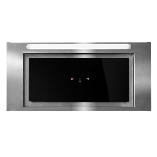 Iebūvējamie tvaika nosūcēji Micra Black Gesture Control - Inox/Melns - zdjęcie produktu 4
