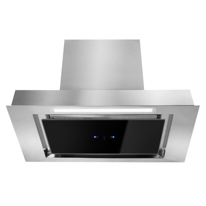 Iebūvējamie tvaika nosūcēji Micra Black Gesture Control - Inox/Melns - zdjęcie produktu 3