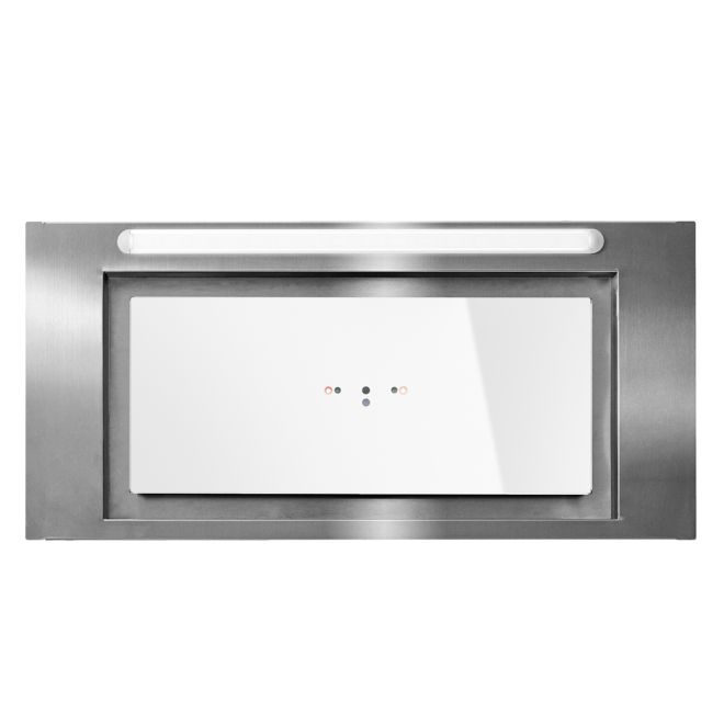 Iebūvējamie tvaika nosūcēji Micra White Gesture Control - Inox/Balts - zdjęcie produktu 4