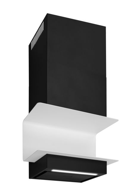 Sienas tvaika nosūcēji C-Shelf Black-White - Melns matēts - zdjęcie produktu 8