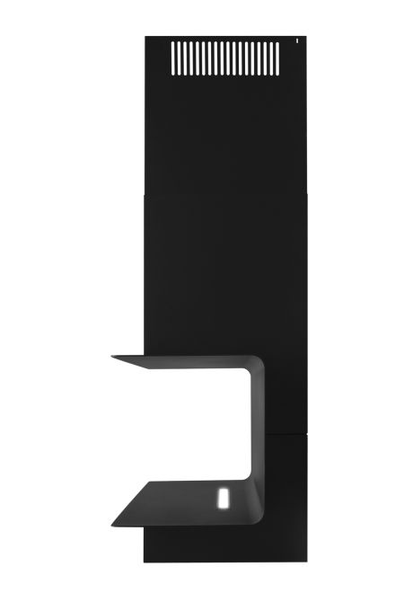 Sienas tvaika nosūcēji C-Shelf Black-Black - Melns matēts - zdjęcie produktu 6