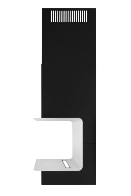 Sienas tvaika nosūcēji C-Shelf Black-White - Melns matēts - zdjęcie produktu 14