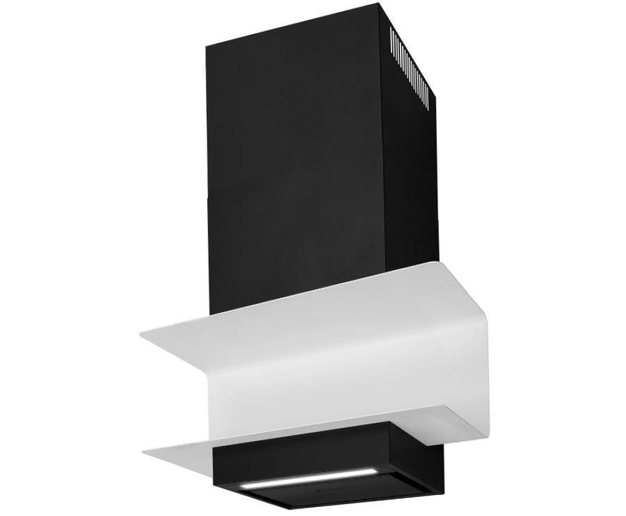 Sienas tvaika nosūcēji C-Shelf Black-White - Melns matēts - zdjęcie produktu