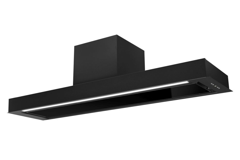 Iebūvējamie tvaika nosūcēji Micra Black Matt - Melns matēts - zdjęcie produktu 16