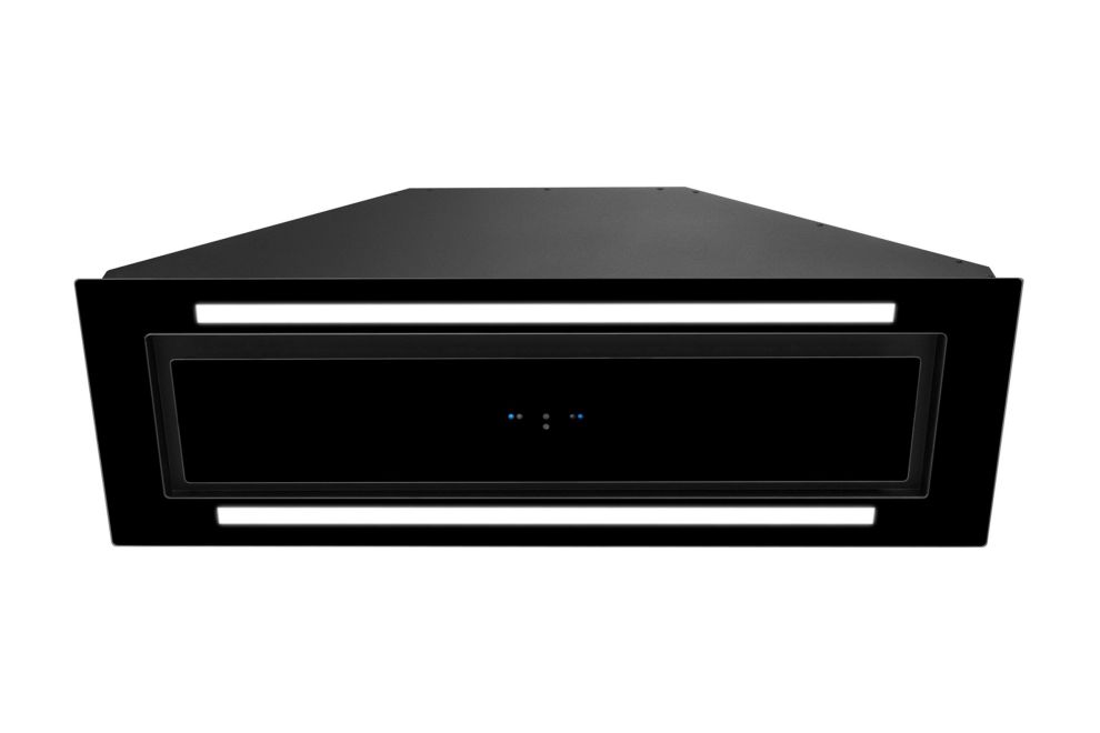 Iebūvējamie tvaika nosūcēji Lando Glass 2Strips Gesture Control Black - Melns - zdjęcie produktu 12