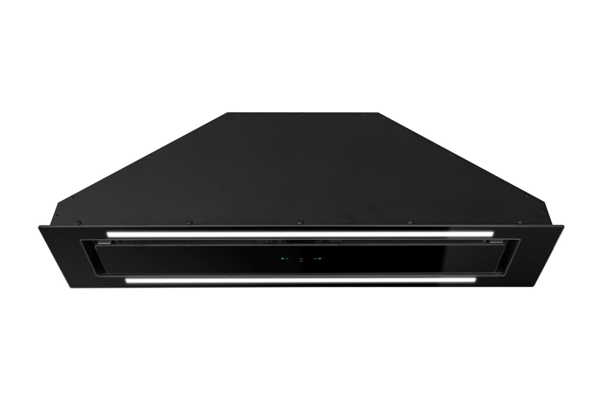 Lando Glass 2Strips Gesture Control Black
