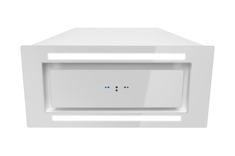 Iebūvējamie tvaika nosūcēji Lando Glass 2Strips Gesture Control White - Balts - zdjęcie produktu 3
