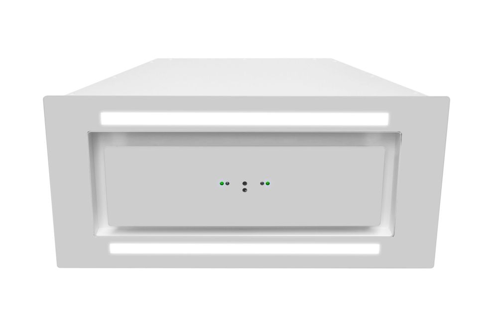 Iebūvējamie tvaika nosūcēji Lando Glass 2Strips Gesture Control White - Balts - zdjęcie produktu 4