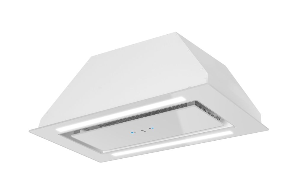 Iebūvējamie tvaika nosūcēji Lando Glass 2Strips Gesture Control White - Balts - zdjęcie produktu 7