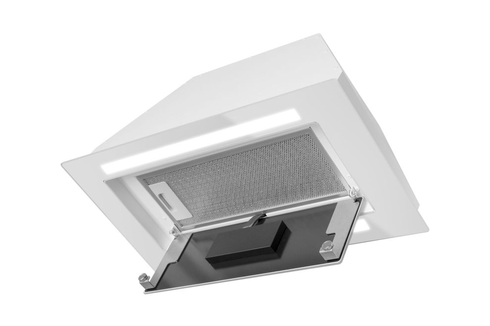 Iebūvējamie tvaika nosūcēji Lando Glass 2Strips Gesture Control White - Balts - zdjęcie produktu 10