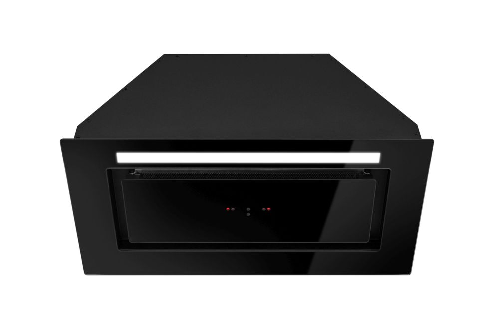 Iebūvējamie tvaika nosūcēji Lando Glass Gesture Control Black - Melns - zdjęcie produktu 5