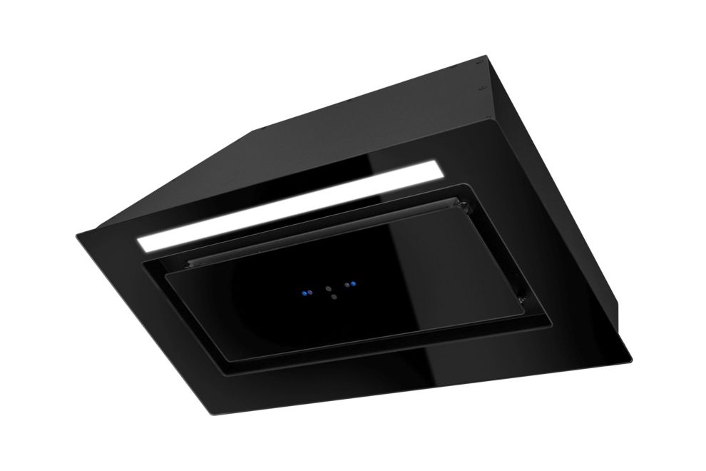 Iebūvējamie tvaika nosūcēji Lando Glass Gesture Control Black - Melns - zdjęcie produktu 6