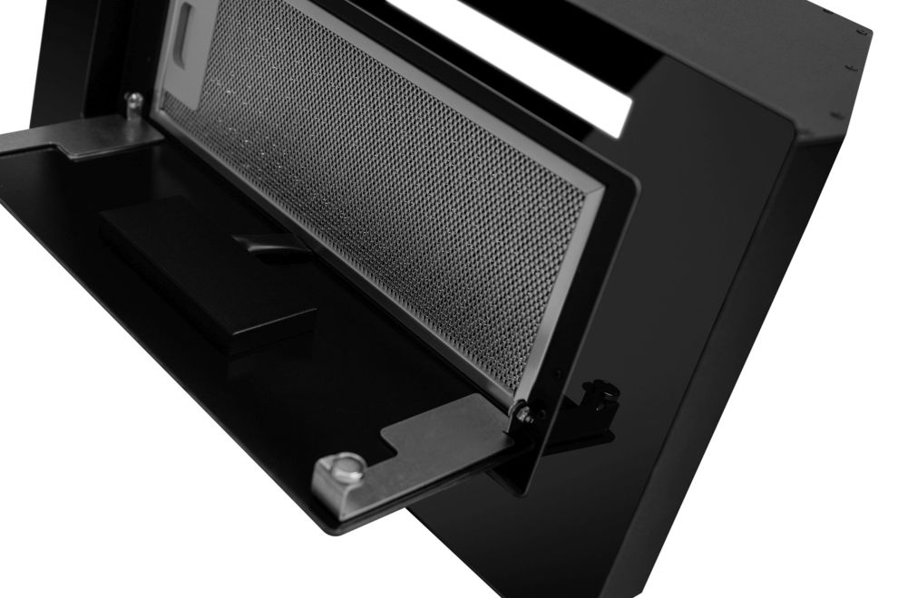 Iebūvējamie tvaika nosūcēji Lando Glass Gesture Control Black - Melns - zdjęcie produktu 11