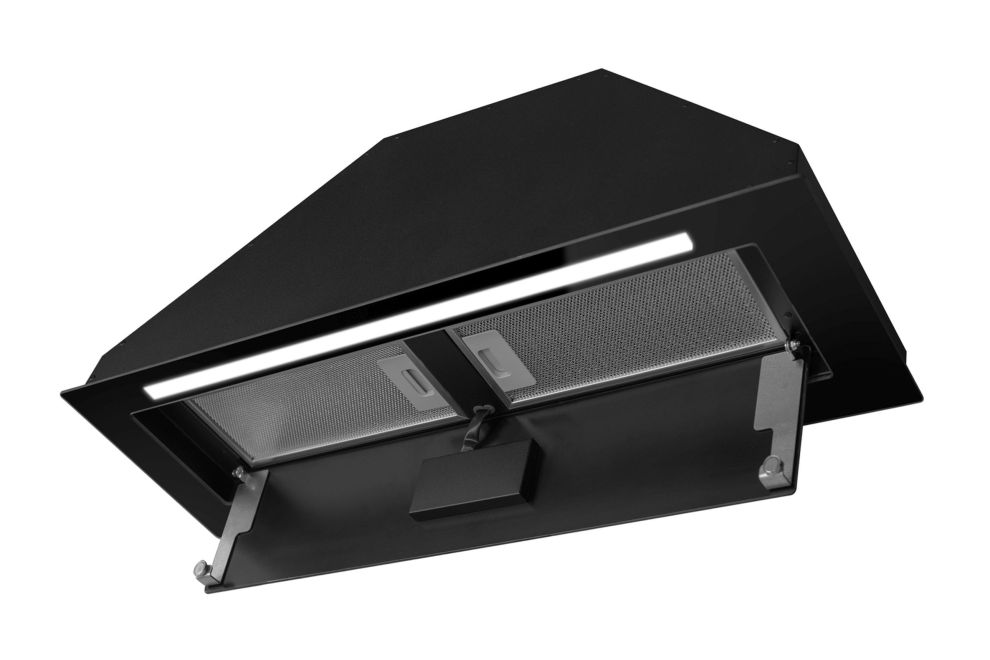 Iebūvējamie tvaika nosūcēji Lando Glass Gesture Control Black - Melns - zdjęcie produktu 19