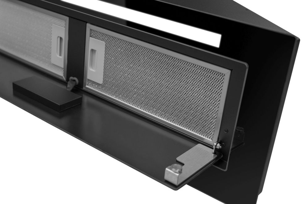 Iebūvējamie tvaika nosūcēji Lando Glass Gesture Control Black - Melns - zdjęcie produktu 20