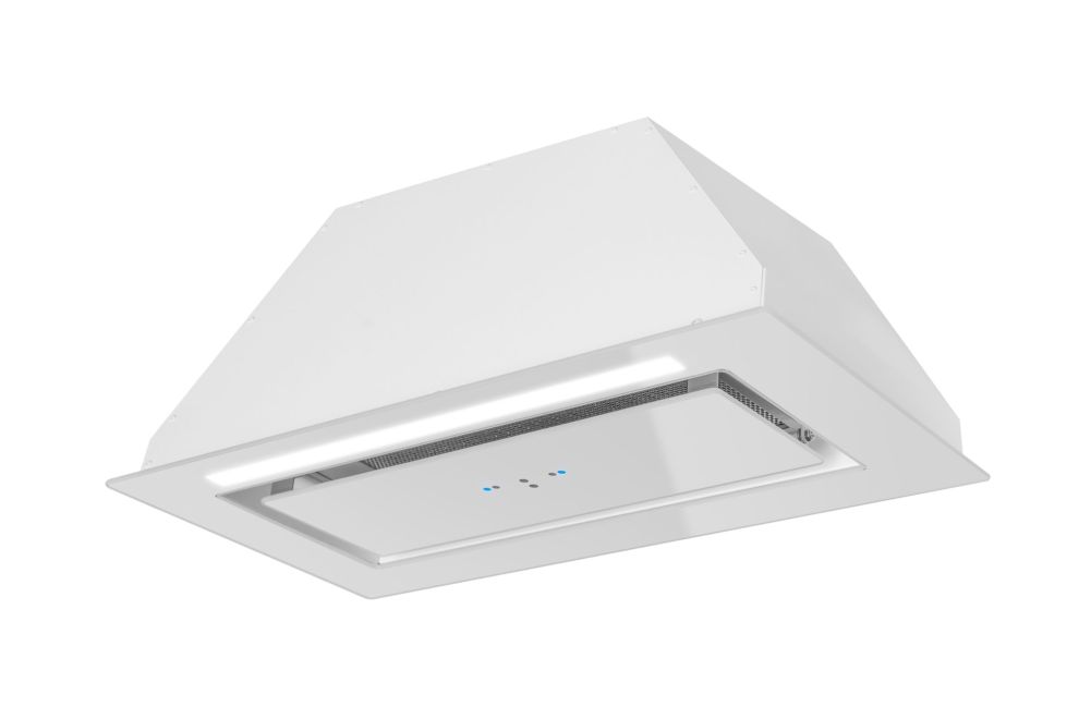 Iebūvējamie tvaika nosūcēji Lando Glass Gesture Control White - Balts - zdjęcie produktu 6